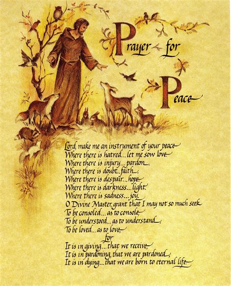 Prayer Of St Francis Printable